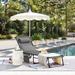 Arlmont & Co. Shanasha Outdoor Metal Chaise Lounge Metal | 34 H x 22.8 W x 73.5 D in | Wayfair FF2C7CC888B941EC88512379200C99DD