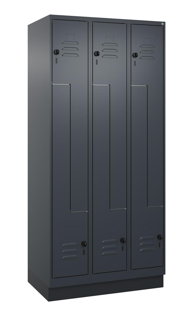 C+P Z-Spind, Classic PLUS, Sockel, 6 Abteile, 1950x900x500mm, 7016/7016 Image