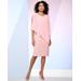 Draper's & Damon's Women's Shimmer Knit Dress - Pink - 22W - Womens