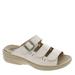 Propet Breezy Walker Slide - Womens 7 White Sandal W