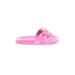 Janie and Jack Sandals: Pink Print Shoes - Kids Girl's Size 9