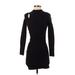 Les Coyotes De Paris Casual Dress - Mini: Black Dresses - New - Women's Size 2X-Small