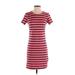 Old Navy Casual Dress - Shift: Pink Stripes Dresses - Women's Size Small