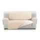 Martina Home Sofaüberwurf Milano 2-Sitzer, XL, Beige/Leinen