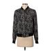 Banana Republic Factory Store Jacket: Short Black Print Jackets & Outerwear - Women's Size Small