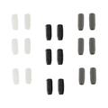 Pair Eyeglasses Repair Pads Practical Silicone Glasses Nose Pads Eyeglasses Accessories for Eyeglasses Office Glasses ( Black White Grey for Each 3Pcs )