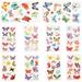 10 Sheets Butterfly Girl Temporary Tattoos Tattoo Temporary Funny Temporary Tattoos for Women Fake Tattoos Sticker Child