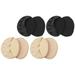 4 Pairs Heels Shoe Inserts Sandals for Men Socks High Forefoot Pad with Fingers Women Toe Cap Sponge Ladies