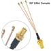 IPEX1 female to 1 x SMA female RG178 cable WIFI antenna extension jumper pigtail