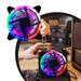 COFEST CPU Colorful Cool Fans Chassis Fans 120mm PWM Hydraulic Bearing Case Fan Low-Noise 23 DB Fan Speeds 1200ï¼Œ 45 CFMï¼Œ Intelligent Temperature Control Multicolor