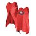 Women's New Era Scarlet San Francisco 49ers Plus Size Space Dye Active Tank Top