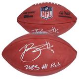 Bryce Young Carolina Panthers Autographed Event-Used Football from the 2023 NFL Rookie Premiere with "#1 Pick" Inscription