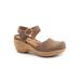 Women's Mabelle Dressy Mule by SoftWalk in Taupe Nubuck (Size 6 M)