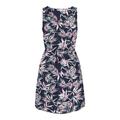 Sommerkleid ONLY "ONLNOVA LIFE S/L SARA DRESS" Gr. 34 (XS), N-Gr, blau (sky captain aop:476 true leaf) Damen Kleider Sommerkleider