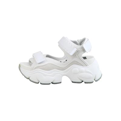 Sandale BUFFALO "Buffalo Damen Buffalo Binary 0 Sandal Platform", Damen, Gr. 37, weiß, Schuhe