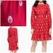 Kate Spade Dresses | Kate Spade Red Russian Doll Printed Matryoshka Stacking Dolls Peasant Dress 8 | Color: Red | Size: 8