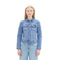 Jeansjacke TOM TAILOR DENIM Gr. XL, blau (light stone blue denim) Damen Jacken Jeansjacken