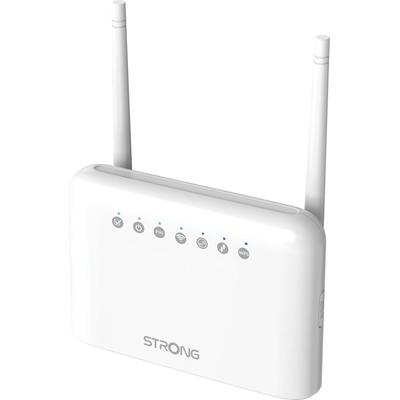 STRONG 4G/LTE-Router "350 für mobiles WLAN" Router 300 Mbits, 4x Ethernet Anschluss weiß Router