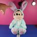Disney Toys | Disney Mickey Mouse 2022 Easter Plush 17" Blue Bunny Rabbit | Color: Blue | Size: Osg