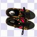 Michael Kors Shoes | Michael Kors New Never Worn Leopard Print Sneakers Leather W/Barbie Pink Stripe | Color: Black/Tan | Size: 7.5