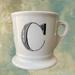 Anthropologie Kitchen | Anthropologie Monogram Mug “C” Classic White | Color: Black/White | Size: Os