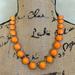 J. Crew Jewelry | J. Crew Orange Stone Necklace | Color: Orange | Size: Os