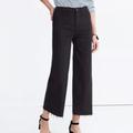 Madewell Jeans | Madewell Wide Leg Crop Denim Jean Size 28 | Color: Black | Size: 26