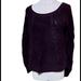 American Eagle Outfitters Sweaters | American Eagle Outfitters Sweater L Burgundy Purple Knit Chunky Pullon Pullover | Color: Purple | Size: L