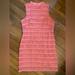 J. Crew Dresses | Coral Peach Pink Fringe Shift Dress J Crew 4 | Color: Pink | Size: 4p