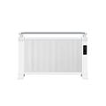 Heater, Electric Heater for Bathroom, Convection Heater, Temperature Control Display, Over Temperature Protection, With Drying Rack and Casters,2200W