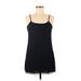 Free People Casual Dress - Shift Scoop Neck Sleeveless: Black Print Dresses - Women's Size Medium