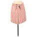 Ann Taylor LOFT Casual Mini Skirt Mini: Pink Print Bottoms - Women's Size Small
