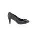 Stuart Weitzman Heels: Pumps Stilleto Cocktail Party Gray Plaid Shoes - Women's Size 6 - Round Toe