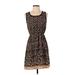 Rodarte for Target Casual Dress - Mini Scoop Neck Sleeveless: Black Dresses - Women's Size Small