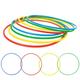 FlickBuyz Hula Hoop - Multicolor Fitness Hula Hoops - Plain and Glitter 55cm, 65cm, 75 cm Plastic Hula Hoops, Fitness and Dance Exercise Hoola Hoops (20, Plain (65cm))