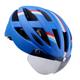 Happyyami Safety Helmets Mountain Bike Helmet Blue Helmet Lifer Helmet for Skateboarding Outdoor Helmet Women's Helmet Para Bicicletas Cycling Helmet Bike Safety Helmet Riding Helmet Goggles