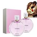 Charmé Citron Prolactin Perfume, Pheromone Perfume for Woman to Attract Men, Pink Perfume Eau de Toilette, Pheromone Cologne Spray for Woman, Charm Fragrance (C)