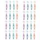 Beaupretty 32 Pcs Denture Toothbrush Denture Cleaning Equipment Denture Cleaning Tools Denture Cleaner False Teeth Brush False Teeth Cleaning Brush Device Nylon Bristles Set