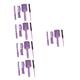 minkissy 20 Pcs Four Piece Hairdressing Comb Set Stylists Comb Hair Salon Comb Hair Combs Hairdressing Tools Oil Hair Styling Comb Protective Hair Comb Women's Purple Brush Protection