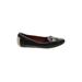 Lanvin Flats: Ballet Wedge Classic Black Print Shoes - Women's Size 37 - Round Toe