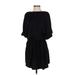 Wilfred Casual Dress - DropWaist: Black Solid Dresses - Women's Size X-Small