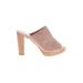 Chinese Laundry Sandals: Slip-on Platform Casual Tan Solid Shoes - Women's Size 11 - Peep Toe