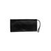 Pelle Studio Leather Wristlet: Pebbled Black Print Bags