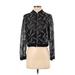 Zara Basic Jacket: Black Jacquard Jackets & Outerwear - Women's Size Small