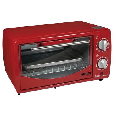 Better Chef 9L Toaster Oven Broiler with Slide-Out Rack and Bake Tray