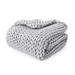 Knitted Weighted Blanket for Adults Chunky Knit Throw Blanket