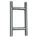 CEL 12" x 12" Stainless Steel Ladder Style Back to Back Pull Handle for Shower Door