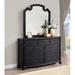 Darby Home Co Hopewell 9 - Drawer Dresser w/ Mirror Wood in Black/Brown | 84.5 H x 62.5 W x 18.5 D in | Wayfair E96FD2B8EF86428ABE5B0A4DEF96B5BA