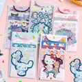 Autocollants 3D Sanurgente Hello Kitty Laser carte Goo Kuromi mélodie bricolage main compte