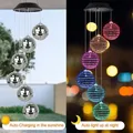 Lampe solaire à LED en forme de boule luminaire décoratif d'intérieur idéal pour un jardin une